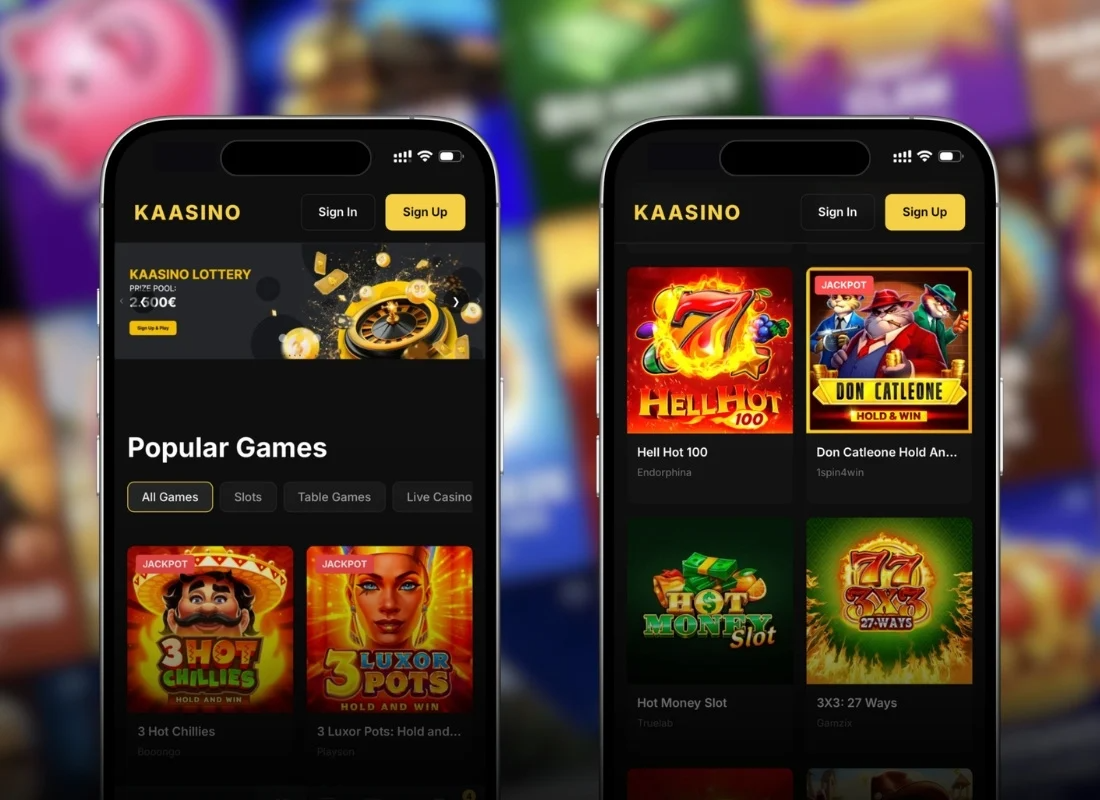 Kaasino Casino App Screenshot